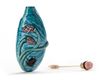 A CHINESE TURQUOISE GLAZED SNUFF BOTTLE, 1800-1850