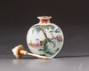 A Chinese famille rose 'narrative' snuff bottle