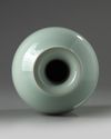 A Chinese pale celadon-glazed slender vase