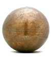 AN INDIAN ENGRAVED BRASS CELESTIAL GLOBE, INDIA, 19TH-20TH CENTURY