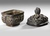 A CHINESE BRONZE INCENSE BURNER, 17TH CENTURY
