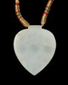 A GEMSET JADE PENDANT INDIA, 19TH CENTURY