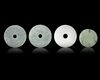 FOUR CHINESE JADE CARVINGS, QING DYNASTY  (1644-1911)