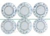 A SET OF SIX CHINESE BLUE AND WHITE DISHES, WANLI PERIOD (1572-1620)