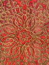 AN OTTOMAN EMBROIDERED HANGING PANEL, 19TH CENTURY