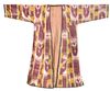 AN IKAT ROBE, UZBEKISTAN, EARLY 20TH CENTURY