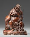 A CHINESE BAMBOO CARVING OF BUDAI, 19TH-20TH CENTURY