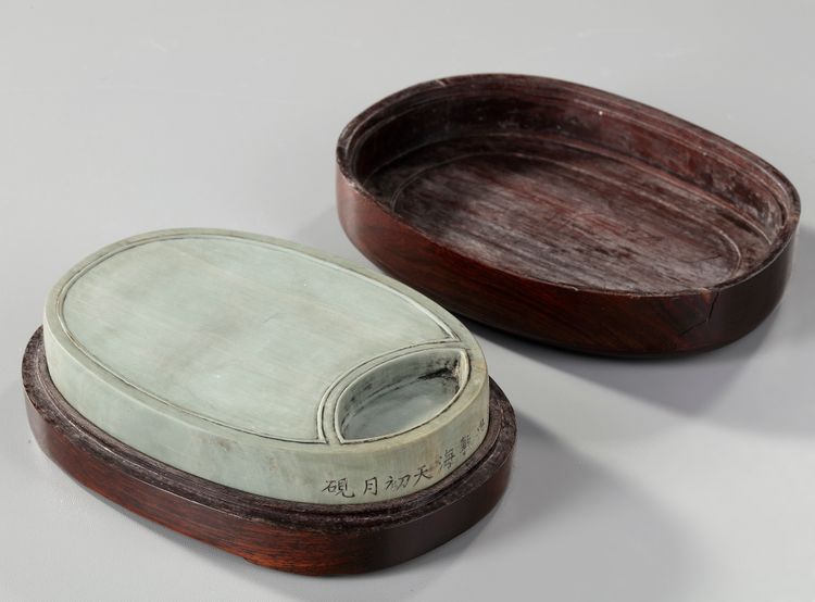A CHINESE INKSTONE, 19TH CENTURY
