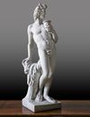 A SCULPTED MARBLE MODEL OF BACCHUS, LATE 20TH CENTURY