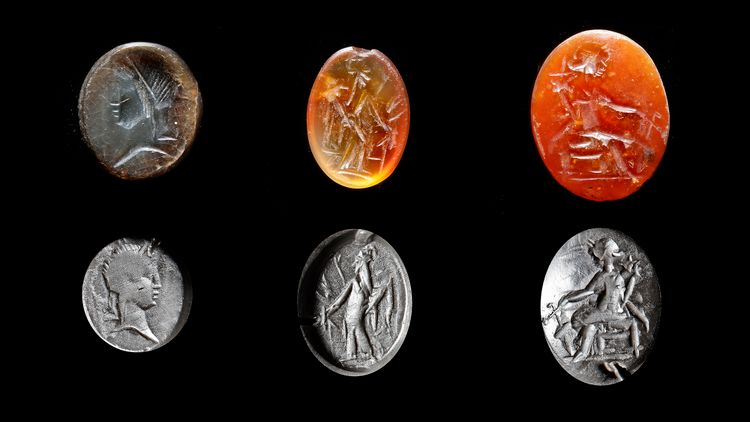 THREE ROMAN INTAGLIOS, 1ST-2ND CENTURY AD