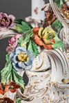 A DRESDEN PORCELAIN CHANDELIER, LOUIS XV STYLE