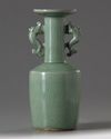 A Chinese Longquan celadon 'Kinuta' vase