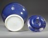 CHINESE COBALT BLUE JAR AND COVER, 19TH CENTURY