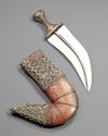 A SILVER YEMENI DAGGER, EARLY 20TH CENTURY