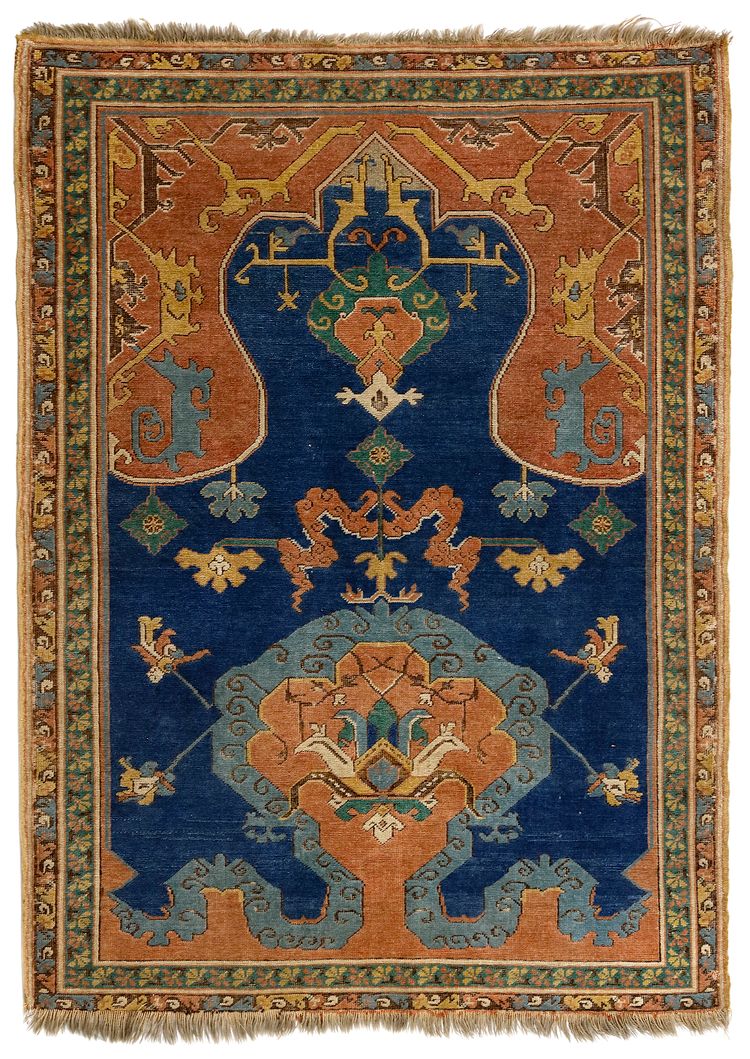 A TRANSYLVANIAN RUG, SECOND HALF 19TH CENTURY