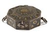 A GILT SILVER TALISMAN BAJUBAND CASE