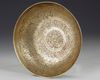 A PERSIAN ENGRAVED FIGURAL BRASS BOWL, PERSIA QAJAR, 19TH CENTURY