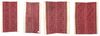 FOUR BOLSTER COVERS, FEZ, LATE 19TH CENTURY
