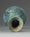 A Chinese bronze ritual vase, gu