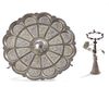 AN OTTOMAN SILVER TRAY, 19TH CENTURY