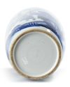 A CHINESE BLUE AND WHITE ROULEAU VASE, QING DYNASTY (1644-1911)