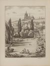 PRAHA – SIX ORIGINAL LITHOGRAPHS BY VIKTOR STRETTI (1951)