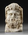 A MARBLE HEAD OF ZEUS