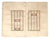 A SAFAVID DOUBLE-SIDED PAGES FROM THE SHAHNAMEH WITH CHAPTER HEADING, 16TH-17TH  CENTURY