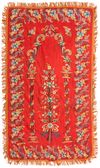 AN OTTOMAN  SILK PRAGER MAMAZILIK TEXTILE, MID 19TH CENTURY