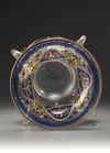 A Mamluk-style Enamelled and Gilt Glass Mosque Lamp