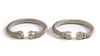 A PAIR OF SILVER BRACELETS, OMAN, 19TH CENTURY