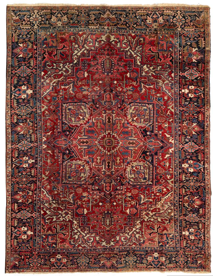 A HERIZ CARPET, NORTH WEST PERSIA