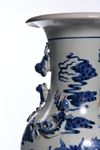 A PAIR OF LARGE CHINESE BLUE AND WHITE VASES