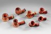 AN OTTOMAN GROUP OF SEVEN  PIPES, TURKEY, 19TH-20TH CENTURY