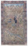 A KERMAN PICTORIAL RUG
