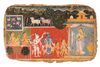 A LEAF FROM THE DISPERSED 'PALAM' BHAGAVATA PURANA, DELHI-AGRA AREA, CIRCA 1520-40