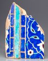 A Persian Safavid Pottery Tile .