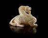 A JADE ANIMAL FIGURE, CHINA, ZHOU DYNASTY (c. 1046–256 BC)