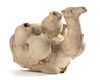 A TERRACOTTA RHYTON/VESSEL IN THE FORM OF A CAMEL, WESTERN PERSIA/CAUCASUS, CIRCA 800 BC