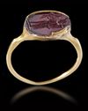 TWO ROMAN GOLD RINGS WITH INTAGLIOS, CIRCA 2ND-3RD CENTURY A.D.