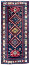 A CAUCASIAN KARAGASCHLI RUG, LATE 19TH CENTURY