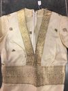 An Ottoman embroidered silk robe