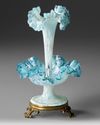 AN OPALESCENT GLASS VASE, 19TH CENTURY