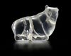 A WESTERN ASIATIC ROCK CRYSTAL RECLINING BULL, CIRCA 2ND CENTURY B.C.