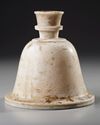 AN INDIAN ALABASTER HOOKAH BASE, 18TH CENTURY