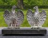 A PAIR OF COMPOSITION EAGLES, LATE 20TH CENTURY
