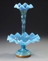 A FRENCH OPALINE CENTERPIECE, EPERGNE, 19TH CENTURY