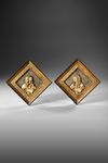 A RARE PAIR OF TOBIAS TISSENAKEN MECHELEN ALABASTER PLAQUES, CA 1600