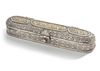 A SILVER PEN BOX, INDIA, 19TH CENTURY