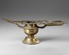 A GILT BRONZE OIL-LAMP, SOUTH INDIA, 17TH CENTURY